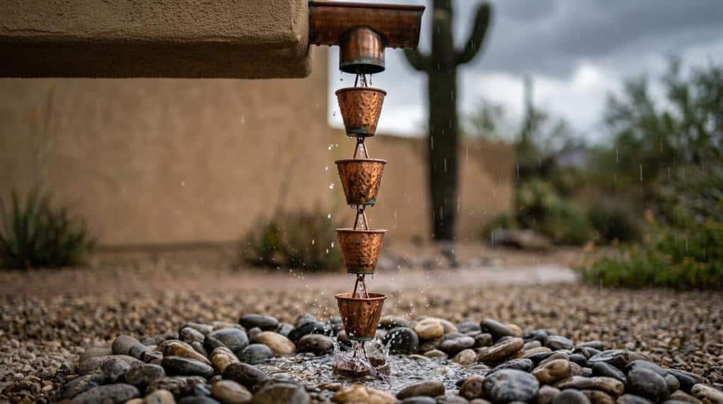 rain chains vs downspouts