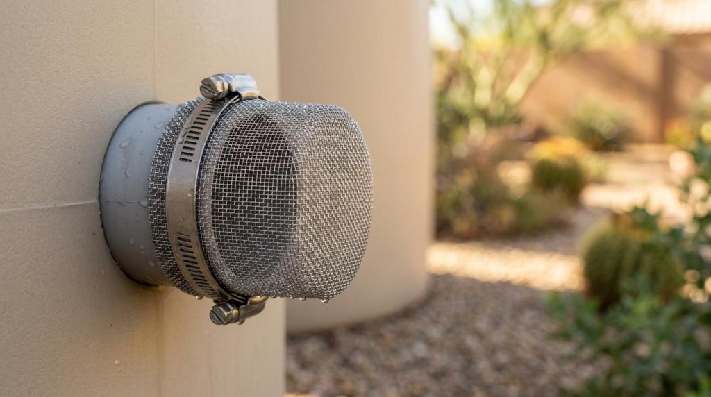 prevent mosquitoes in rainwater tanks
