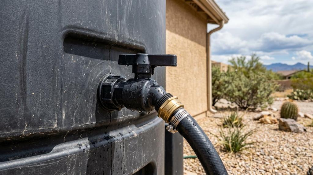 rainwater harvesting system installation