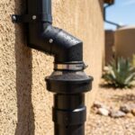 Southern Arizona Rain Gutters Downspout Installation