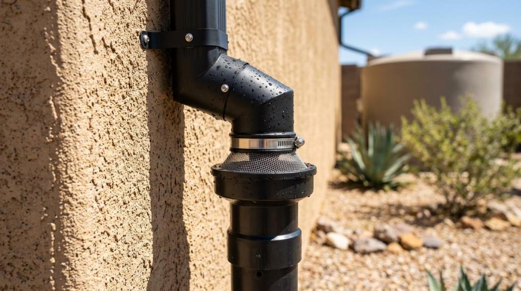 downspout installation tucson az
