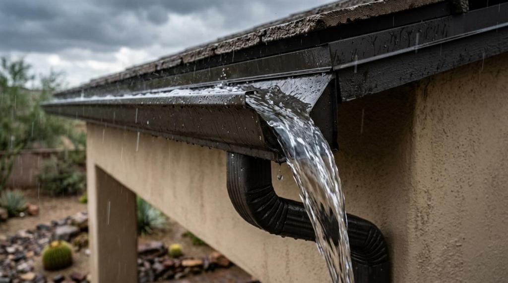 rain gutters marana az